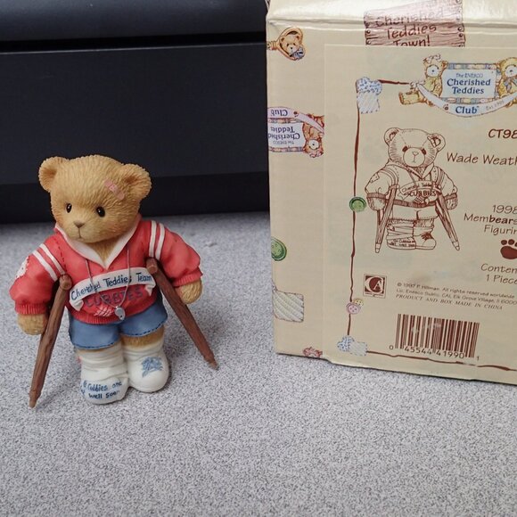 Cherished Teddies Wade Weathersbee 1009 Mebears Only Figurine - Picture 7 of 7